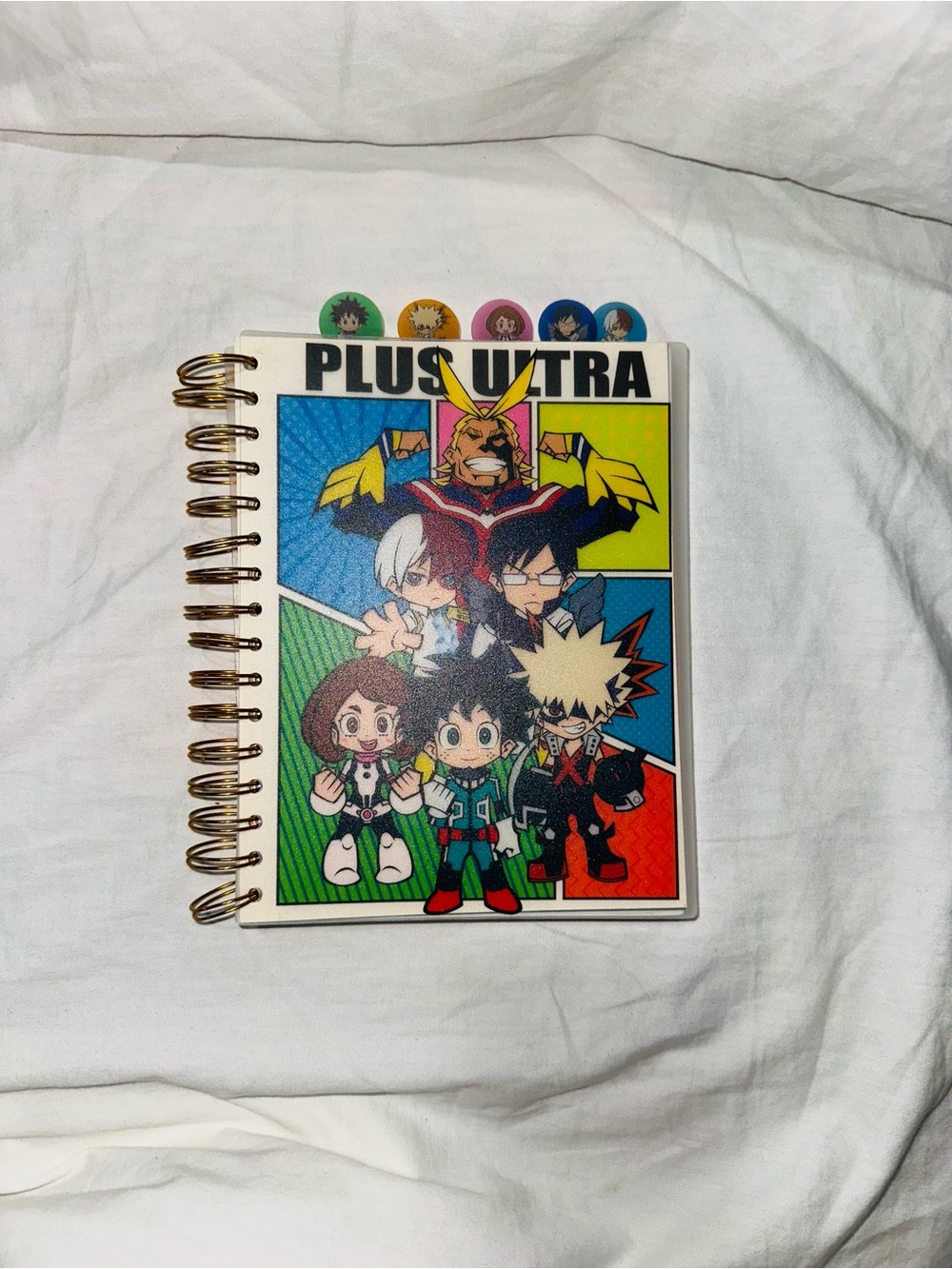 'Plus Ultra' Kids Spiral Notebook - Multicolor